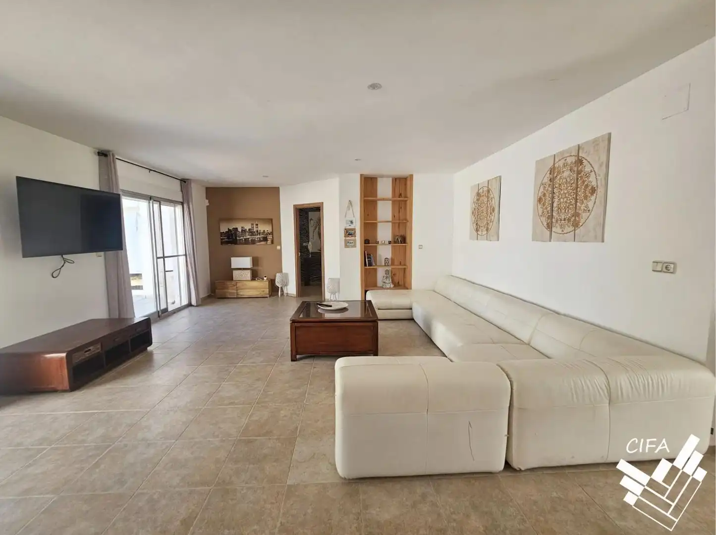 Living room of Houses for sale in Càlig  with Air Conditioner, Private garden and Furnished