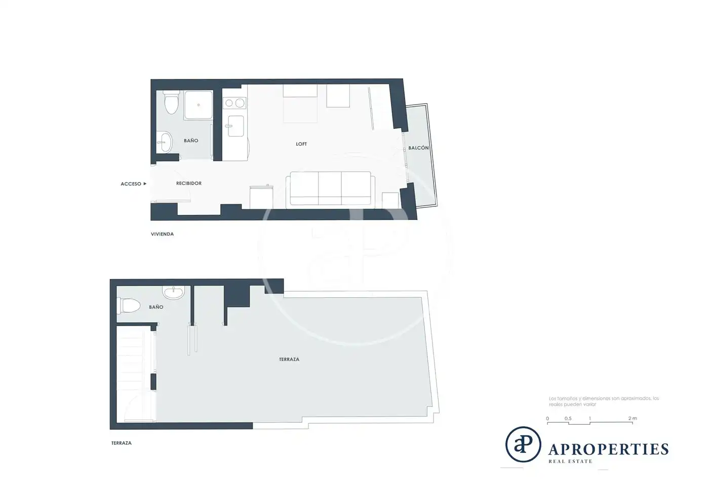 Loft de alquiler en Valencia con Aire acondicionado, Calefacción y Terraza
