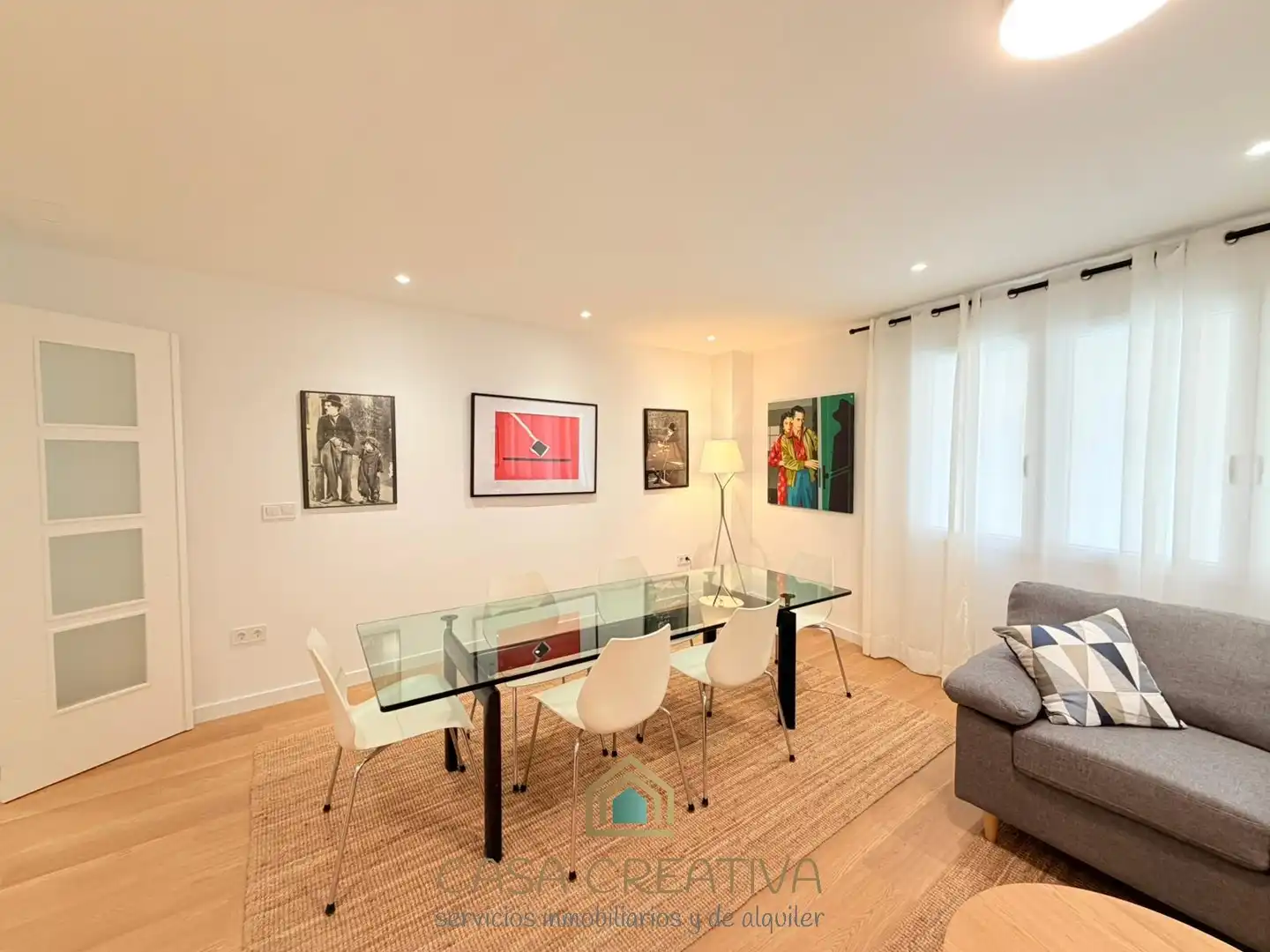 Comedor de Piso de alquiler en Valencia con Aire acondicionado, Calefacción y Terraza