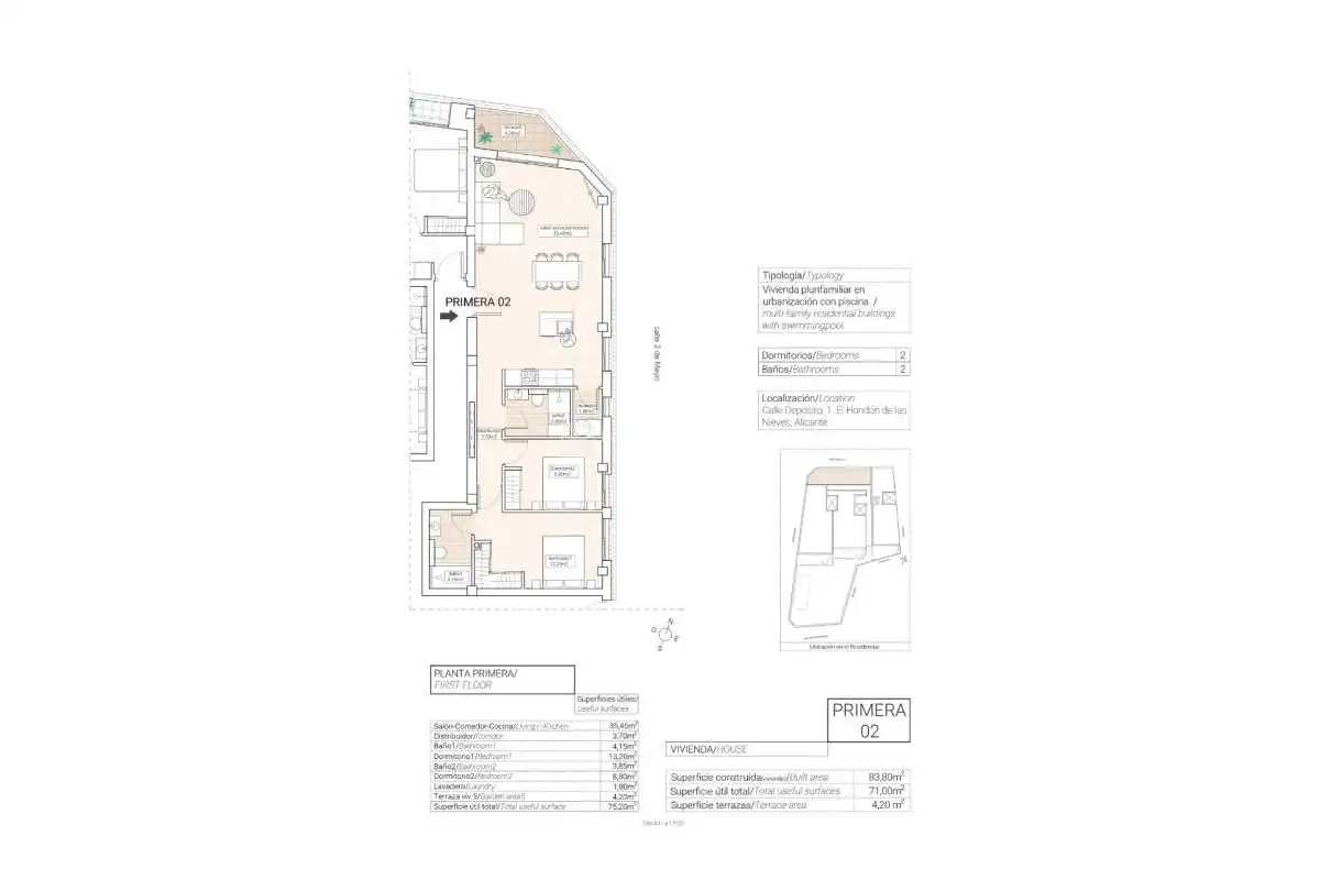 Apartment mit Pool zum Verkauf in Hondón de las Nieves / El Fondó de les Neus, imagen 10