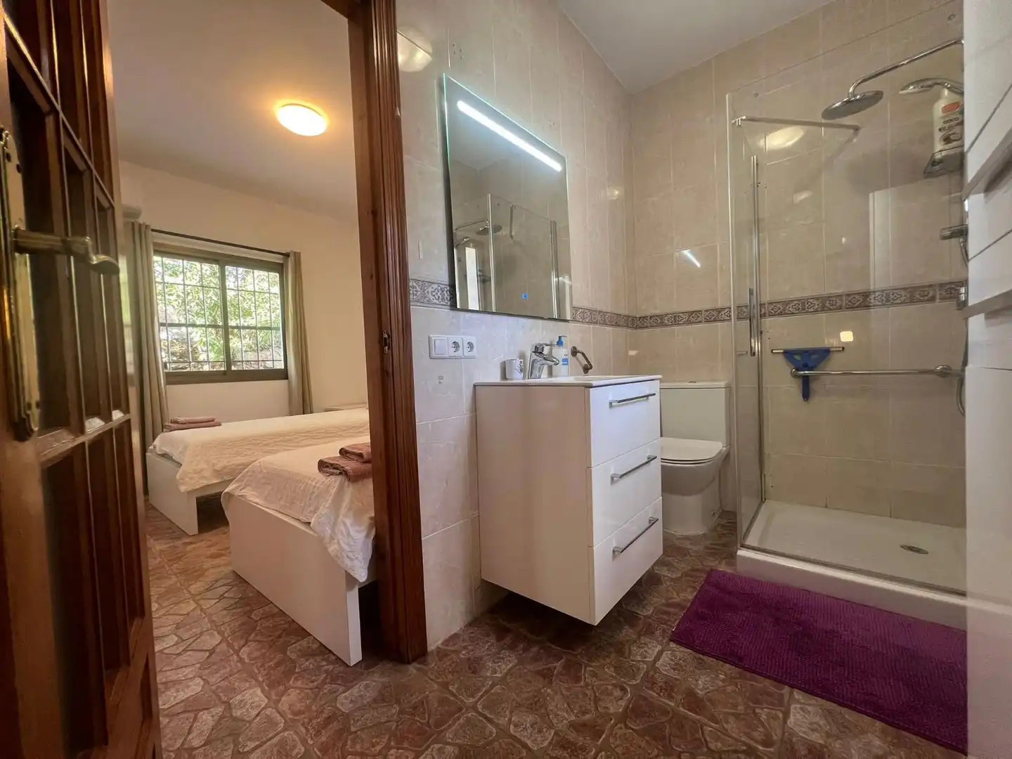 Baño de Casa o chalet en venta en Mijas con Aire acondicionado, Jardín privado y Trastero