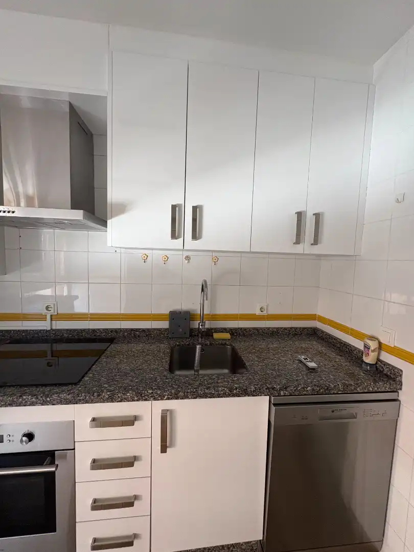 Küche von Wohnung zur Miete in Málaga mit Gemeinschaftspool