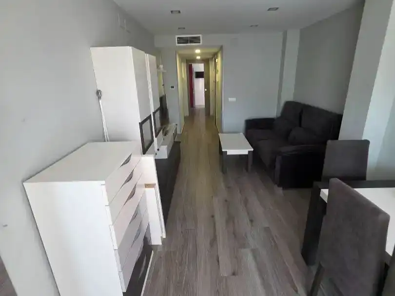 Wohnzimmer von Wohnung zur Miete in Gandia mit Klimaanlage, Schwimmbad und Möbliert