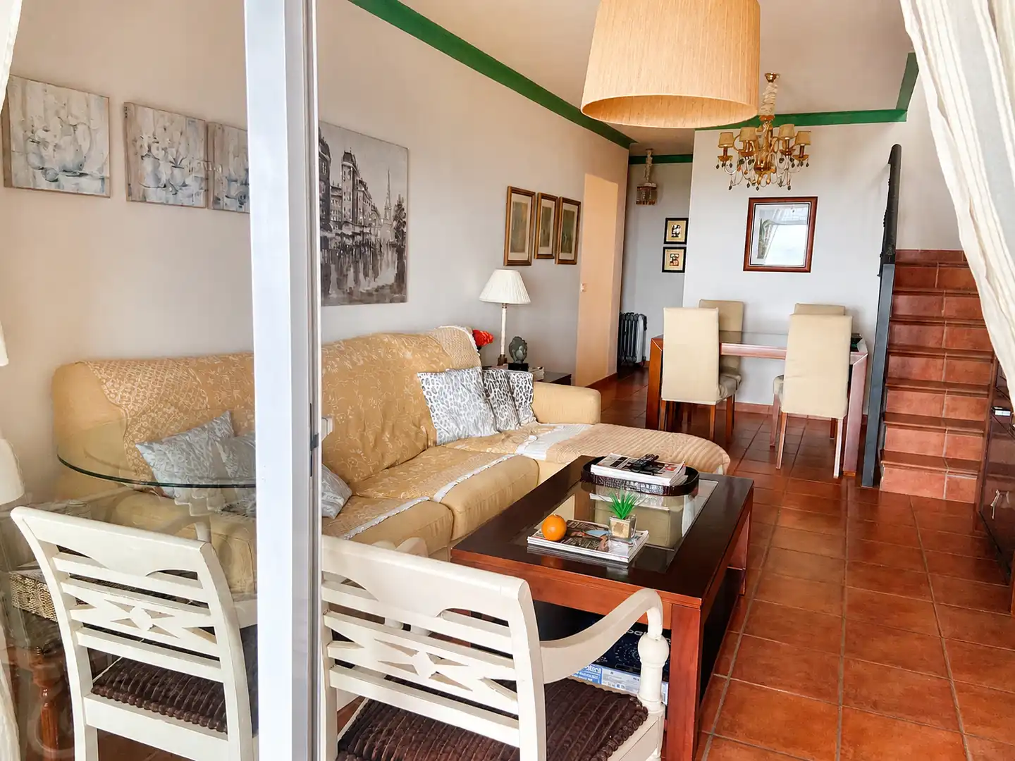 Sala de estar de Ático de alquiler en Santa Úrsula con Amueblado, Horno y Lavadora