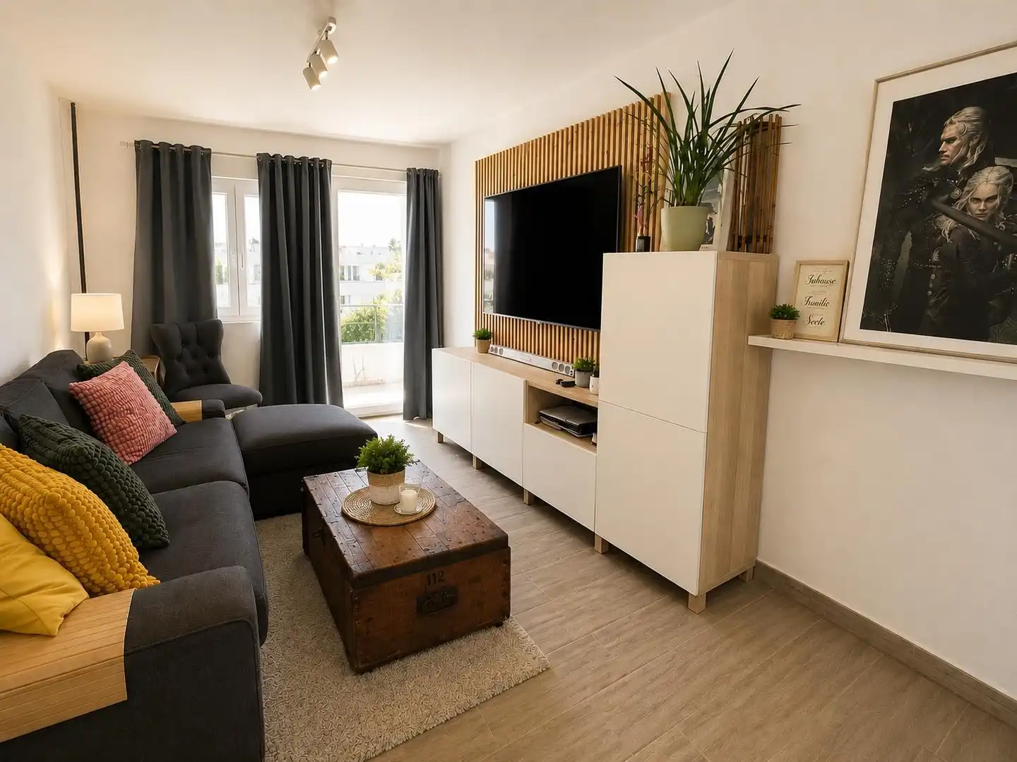 Living room of Houses for sale in Teguise  with Air Conditioner, Private garden and Terrace