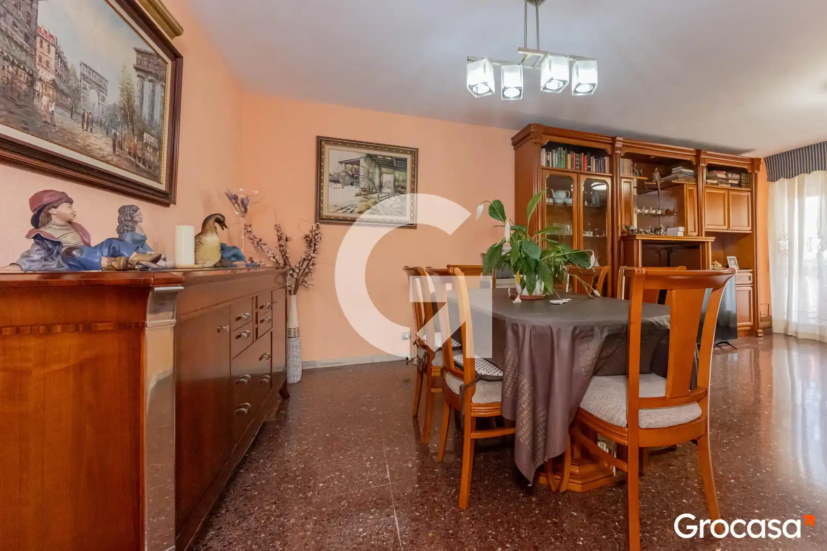 Dining room of Flat for sale in Cornellà de Llobregat  with Air Conditioner, Heating and Balcony