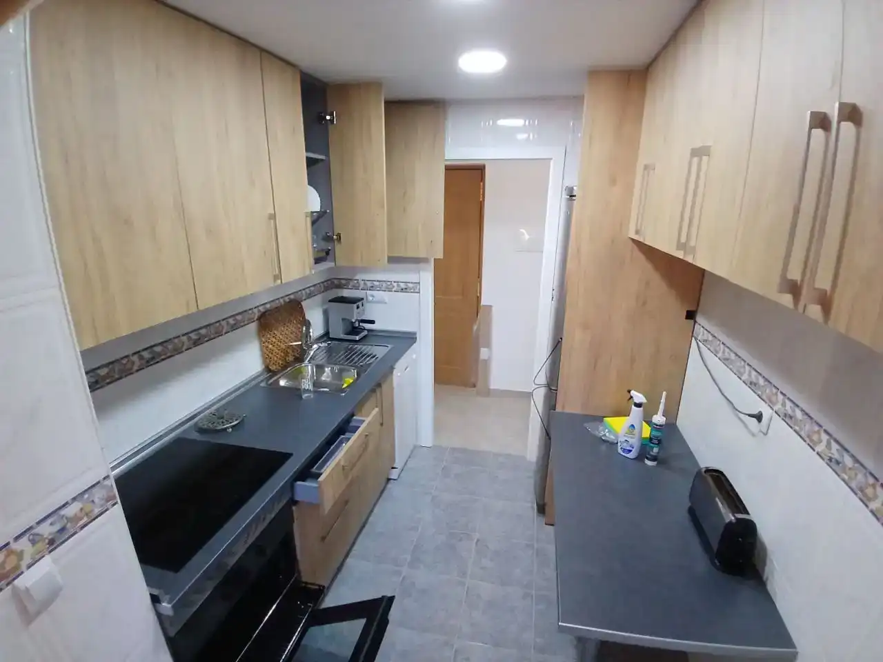 Cocina de Piso de alquiler en Granada con Amueblado y Balcón