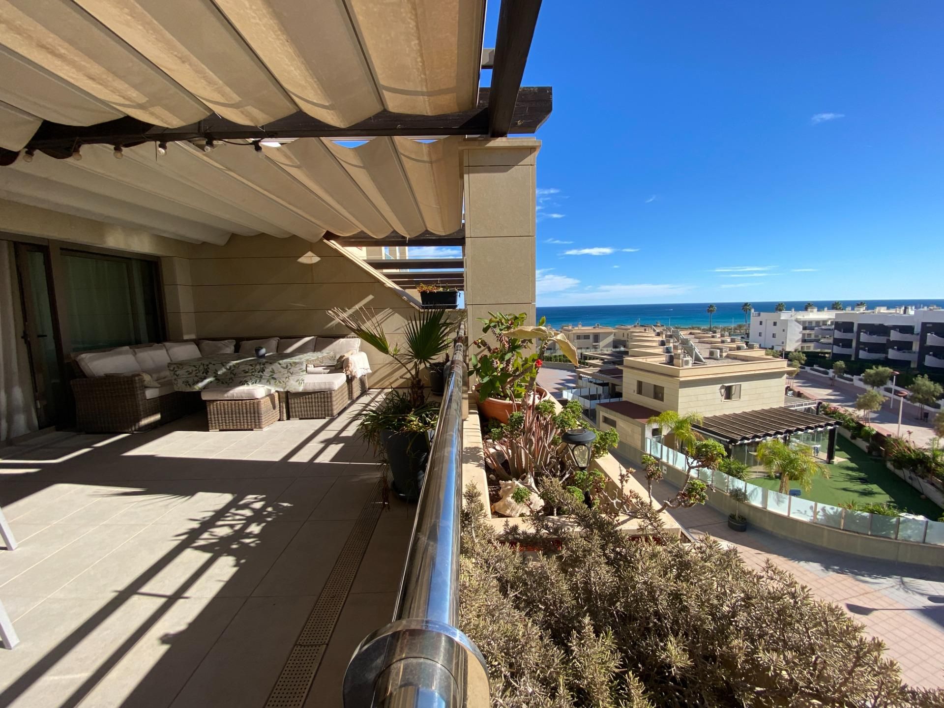 Terrassa de Apartament de lloguer en Elche / Elx amb Jardí privat, Terrassa i Traster