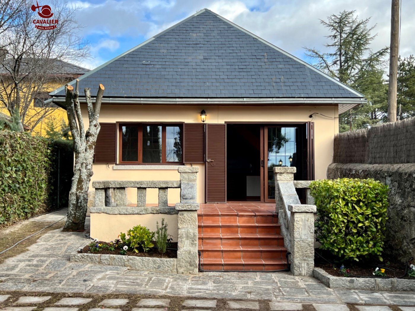 Exterior view of House or chalet to rent in Los Molinos  with Heating, Private garden and Terrace