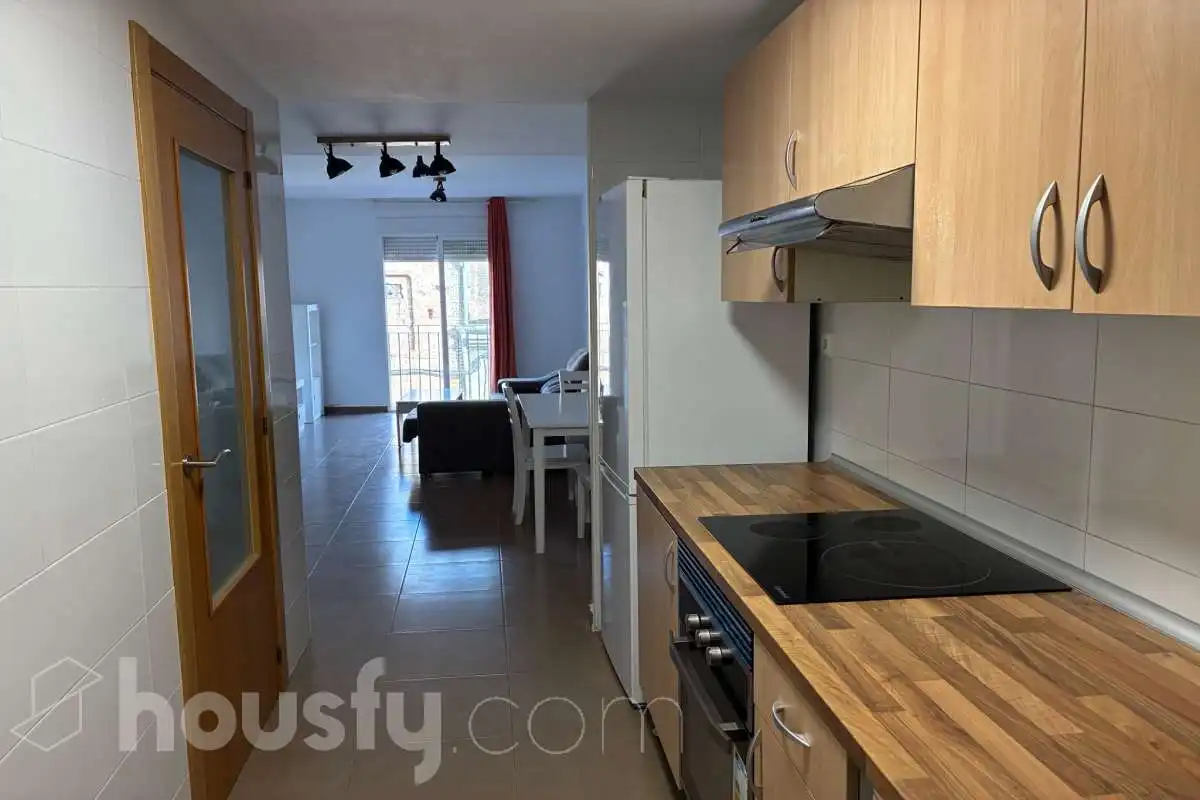 Cuina de Pis de lloguer en Sagunto / Sagunt amb Parquet, Moblat i Balcó