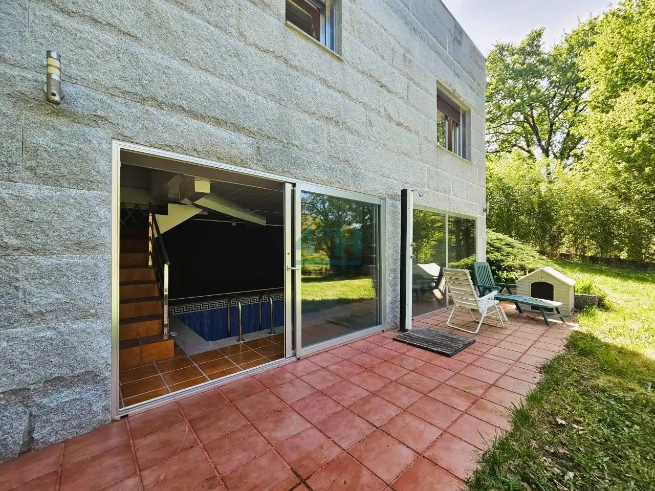 Terrassa de Casa o xalet en venda en Nogueira de Ramuín amb Calefacció, Jardí privat i Terrassa