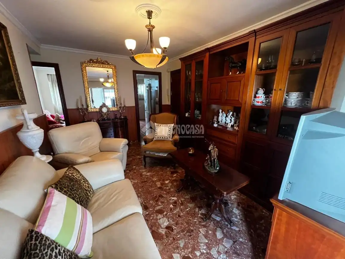 Sala de estar de Piso en venta en Sevilla con Terraza