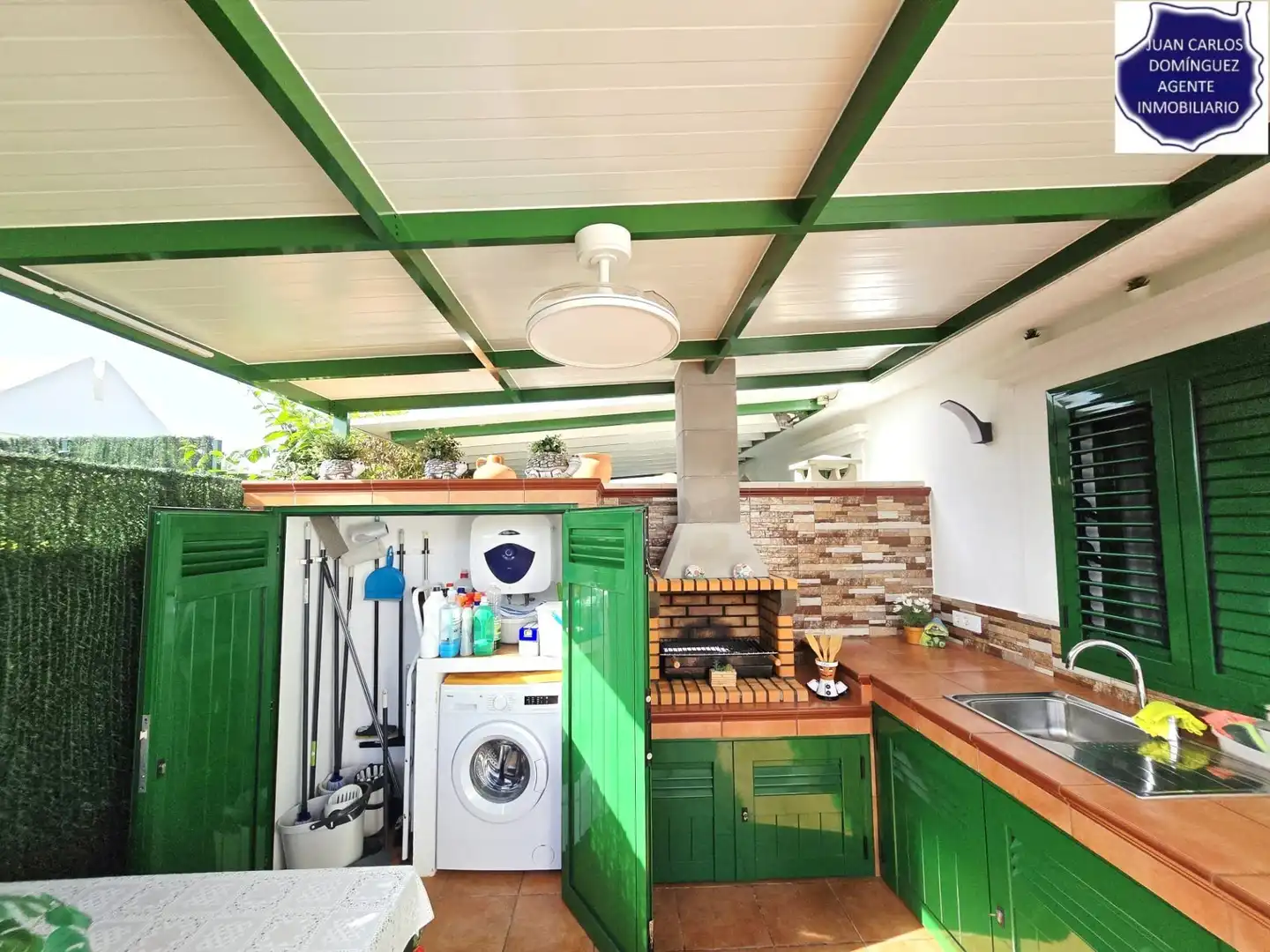 Cocina de Casa o chalet de alquiler en San Bartolomé de Tirajana con Aire acondicionado, Terraza y Amueblado