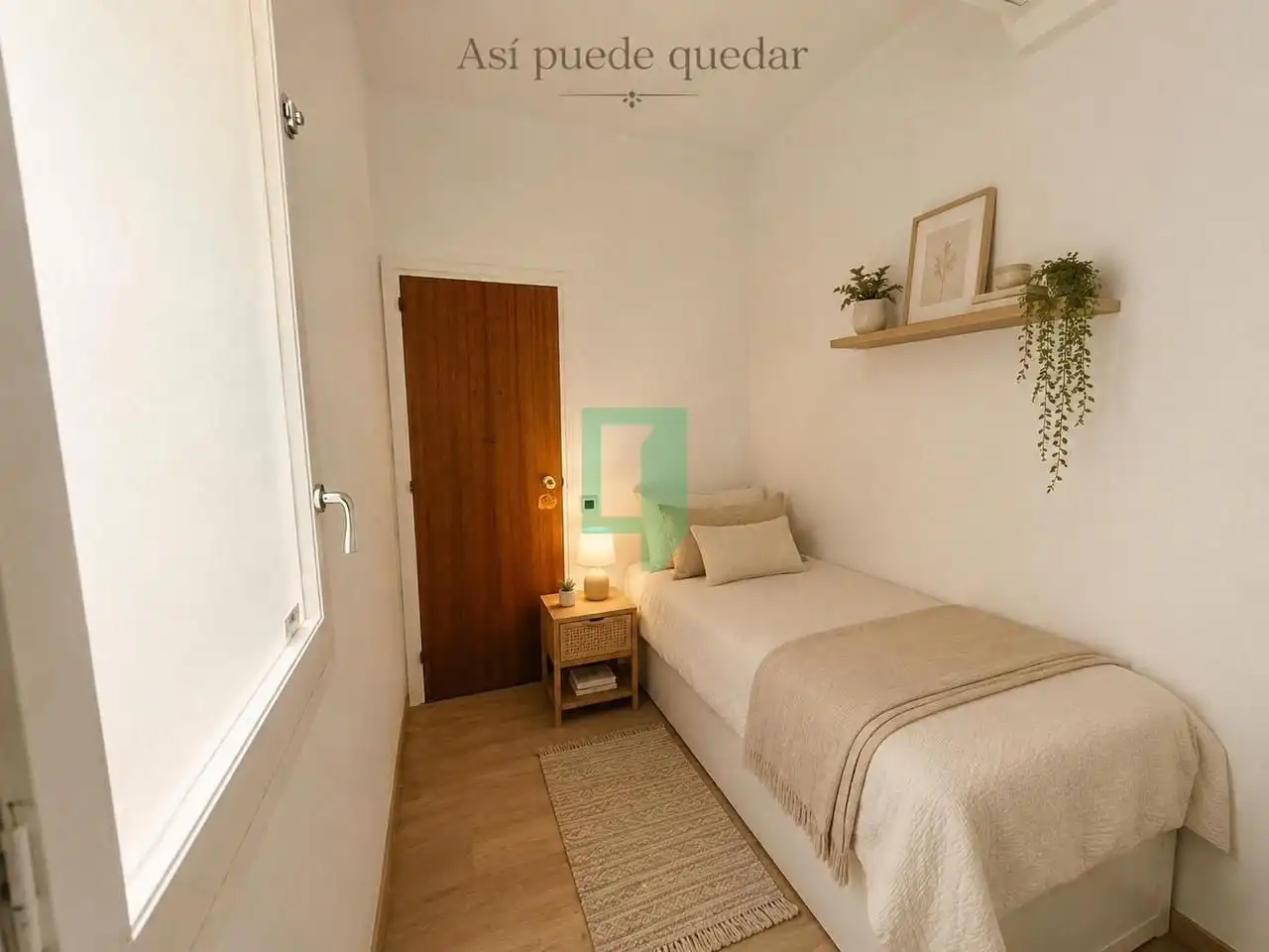 Dormitori de Àtic en venda en Badalona amb Aire condicionat i Terrassa