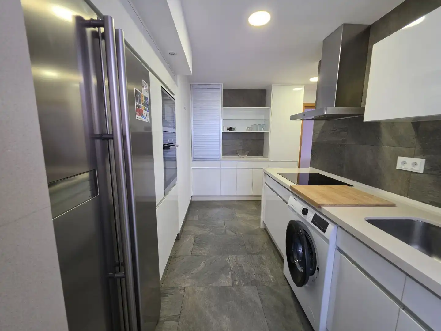 Kitchen of Flat for rent in A Coruña Capital   with Heating and Furnished