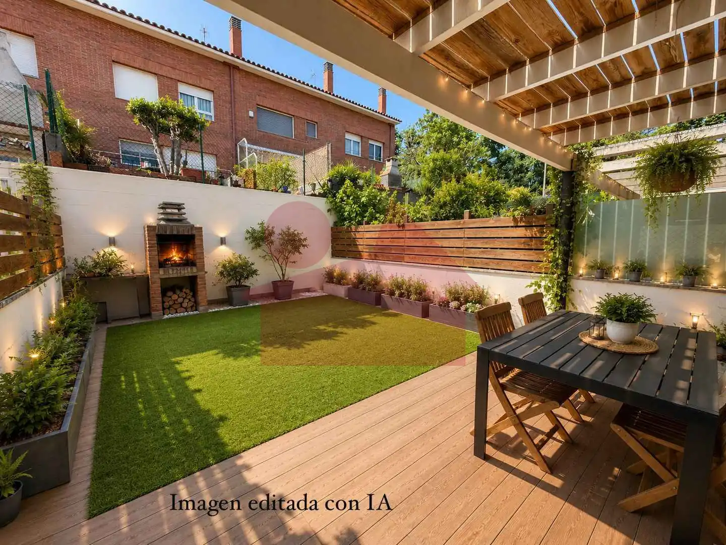 Terrassa de Casa adosada en venda en Mollet del Vallès amb Aire condicionat, Calefacció i Jardí privat