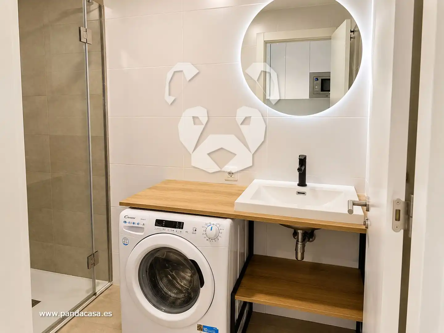 Baño de Piso de alquiler en Madrid con Aire acondicionado, Calefacción y Amueblado