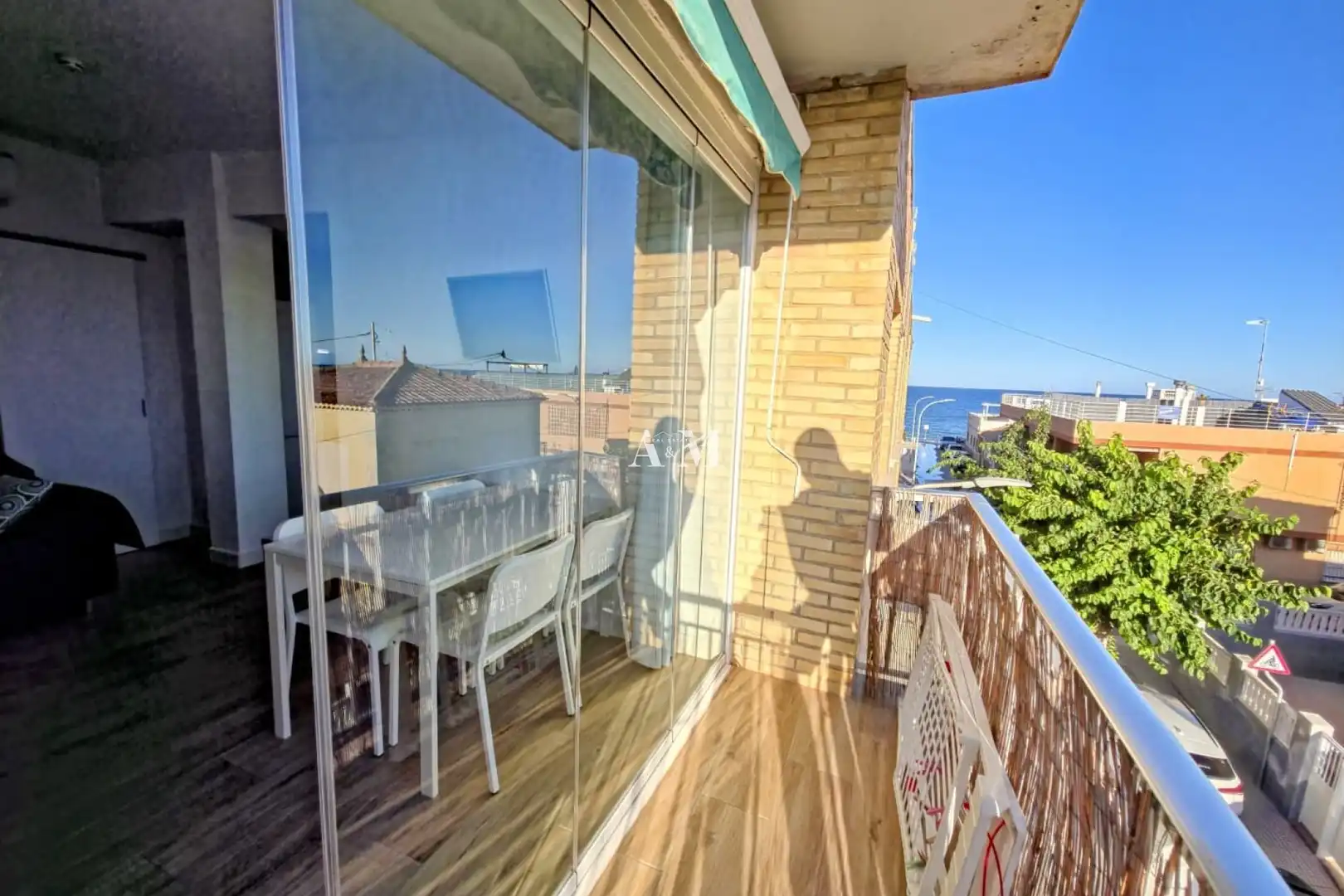 Terraza de Piso de alquiler en Pilar de la Horadada con Aire acondicionado, Calefacción y Terraza