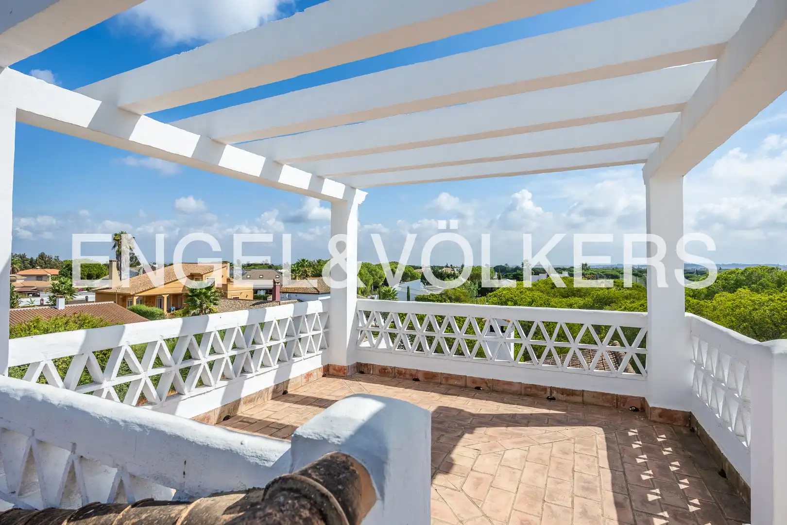 Terraza de Finca rústica en venta en Aljaraque con Aire acondicionado, Calefacción y Jardín privado