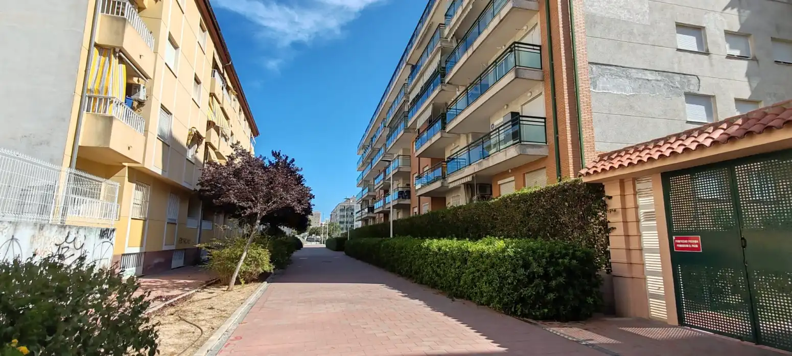 Vista exterior de Pis en venda en Gandia amb Aire condicionat, Calefacció i Jardí privat