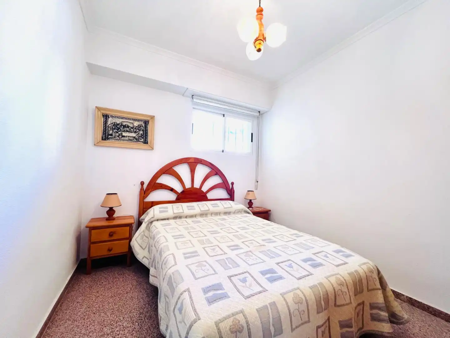 Schlafzimmer von Wohnungen zum Verkauf in Elche / Elx mit Privatgarten, Möbliert und Gemeinschaftspool