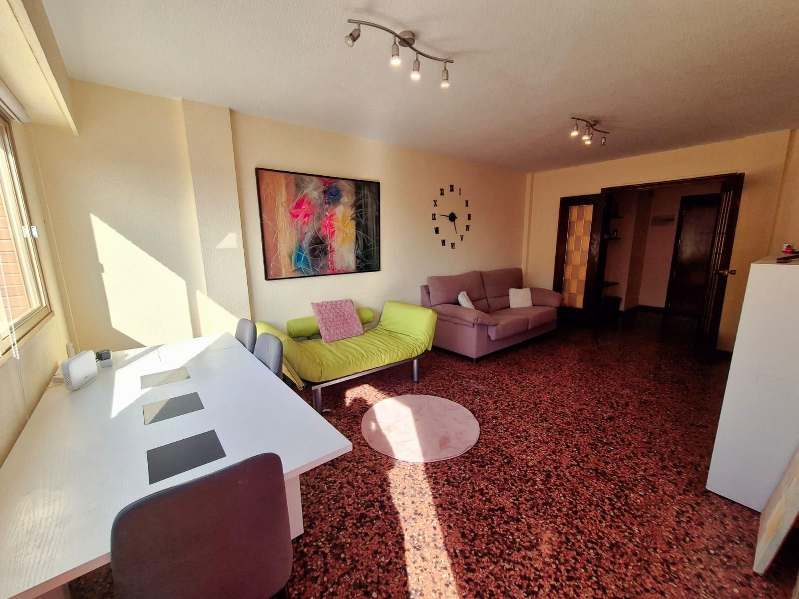 Living room of Flat to rent in  Valencia Capital  with Balcony