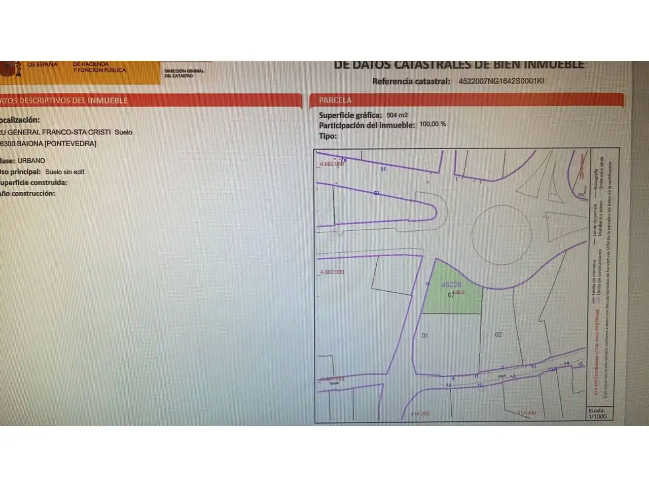 Rustikales Grundstück zum Verkauf in Calle Porta Do Sol 2, imagen 9