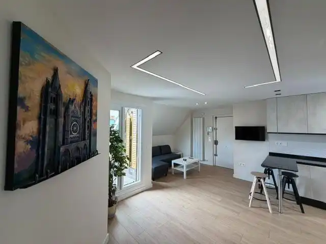 Living room of Attic for rent in León Capital   with Heating, Terrace and Furnished