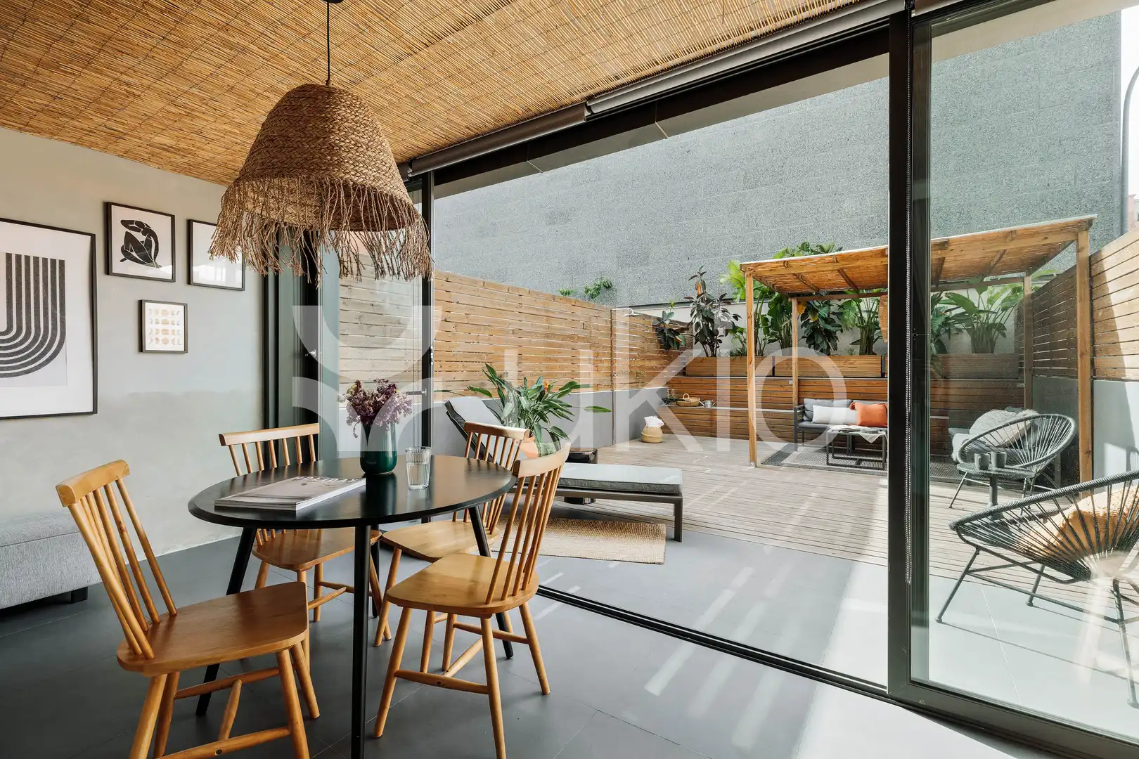 Terrassa de Apartament de lloguer en Barcelona amb Aire condicionat, Calefacció i Terrassa