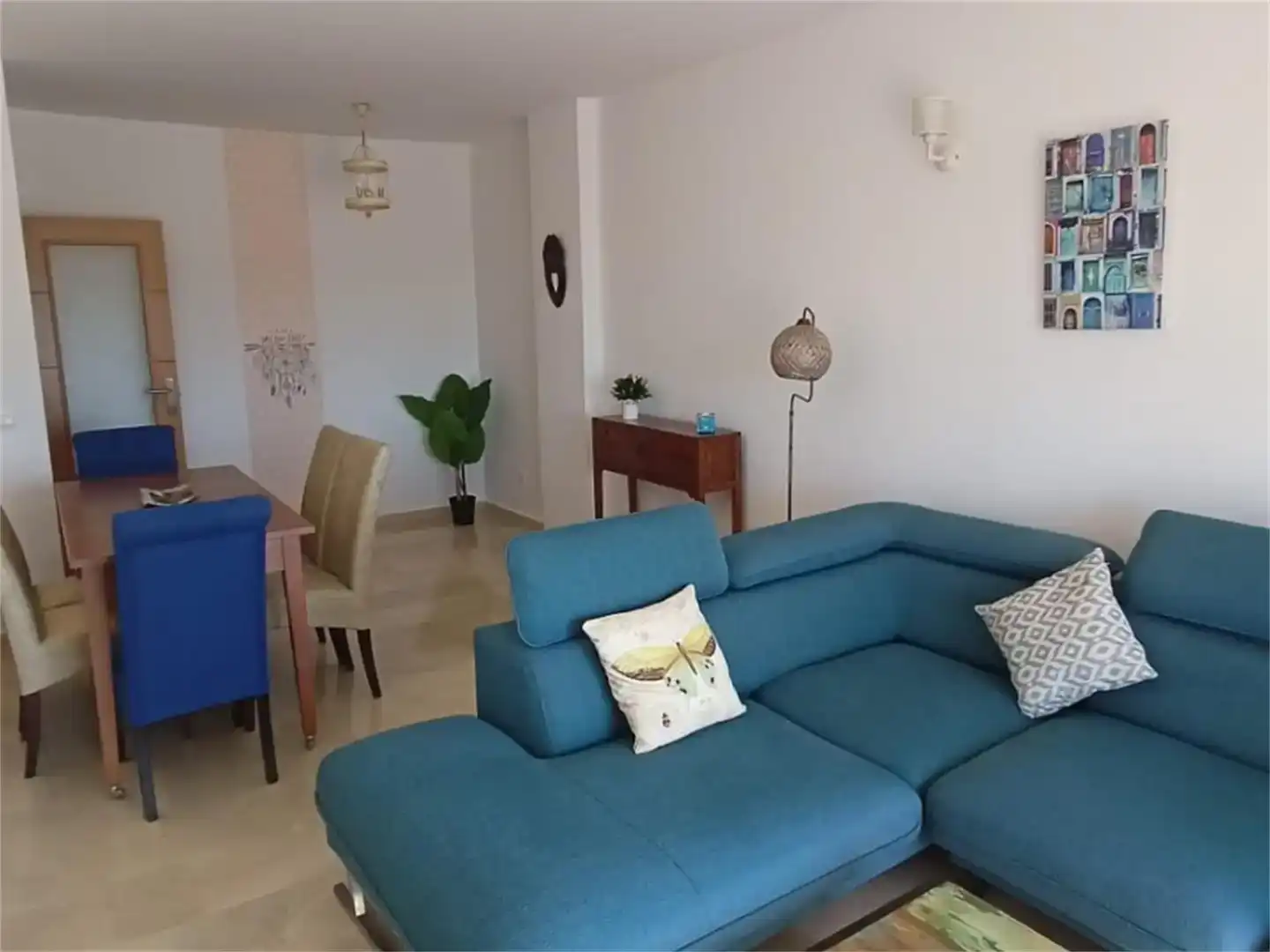 Sala de estar de Piso de alquiler en Vélez-Málaga con Aire acondicionado, Piscina y Amueblado