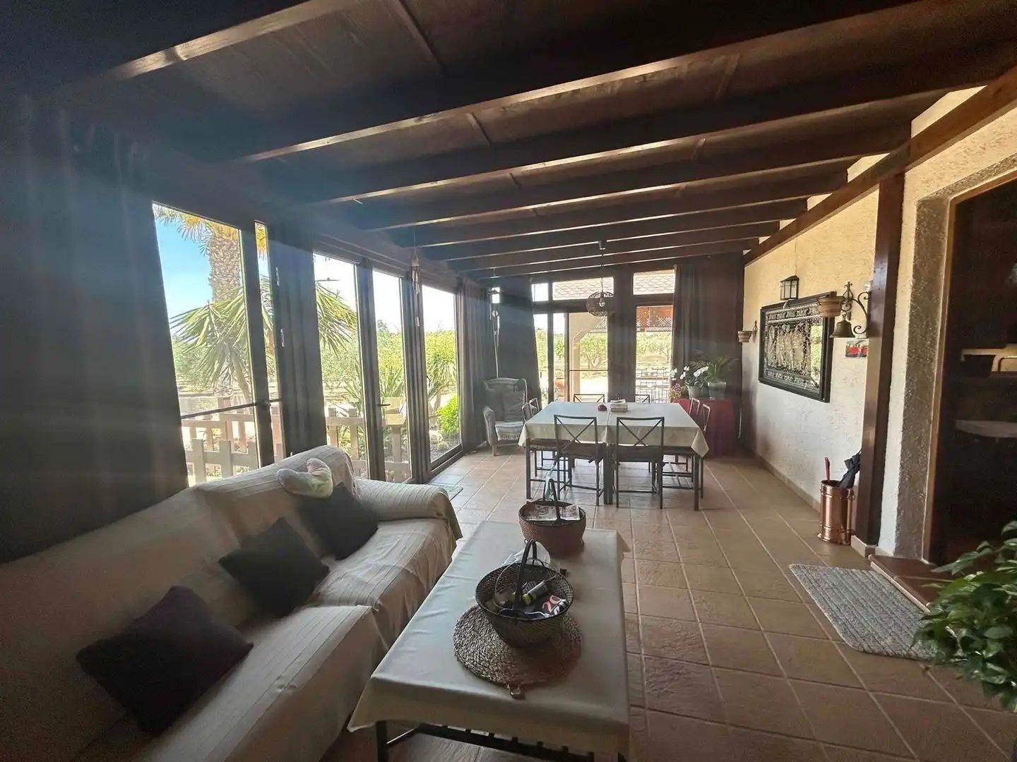 Sala de estar de Casa o chalet en venta en Mojácar con Aire acondicionado, Calefacción y Jardín privado