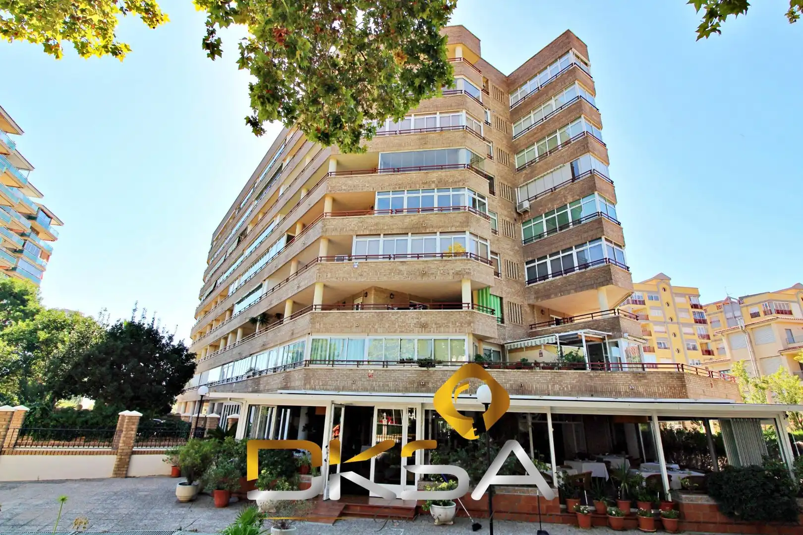 Exterior view of Flat for sale in Benicasim / Benicàssim  with Private garden, Terrace and Balcony