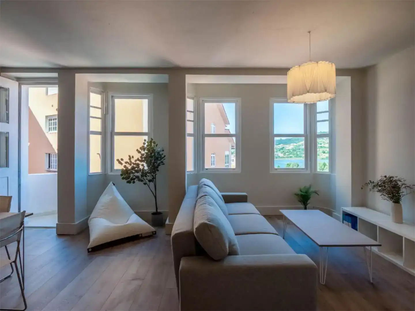 Living room of Flat for rent in Pontedeume  with Furnished and Balcony