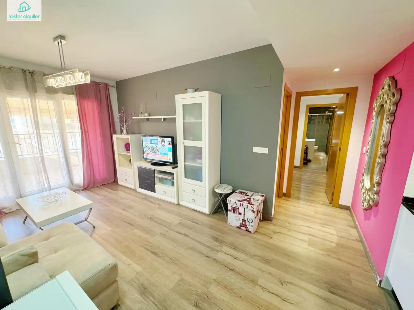 Sala d'estar de Àtic de lloguer en El Campello amb Aire condicionat, Calefacció i Terrassa