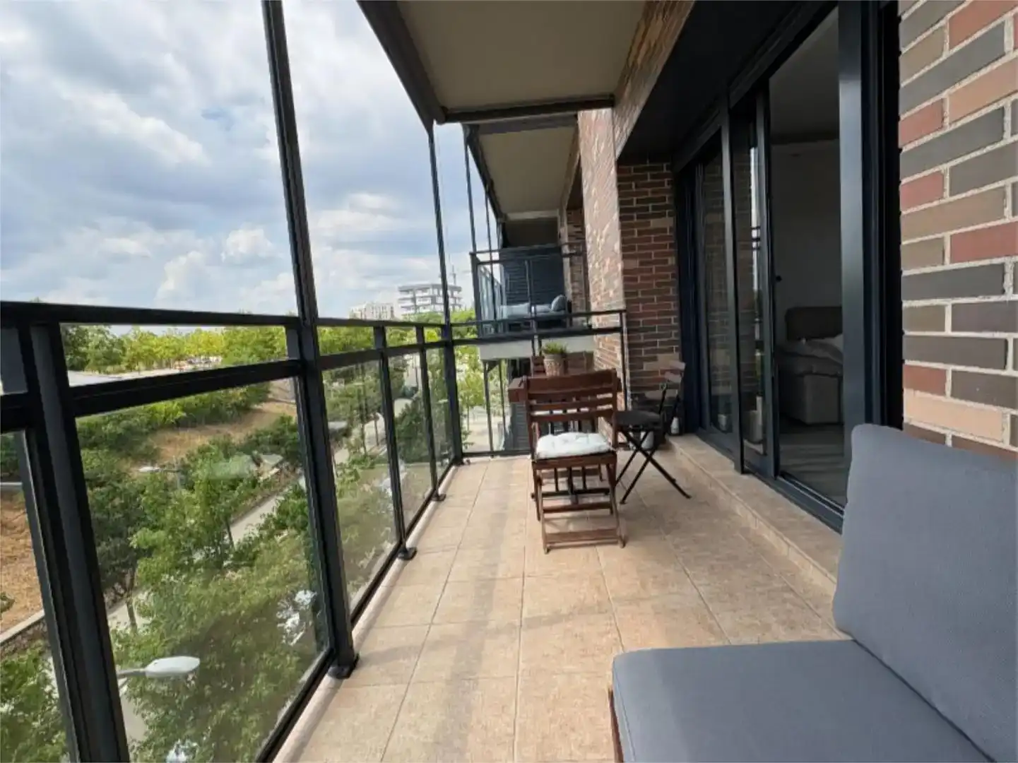 Balcony of Flat for sale in Sabadell  with Air Conditioner and Swimming Pool