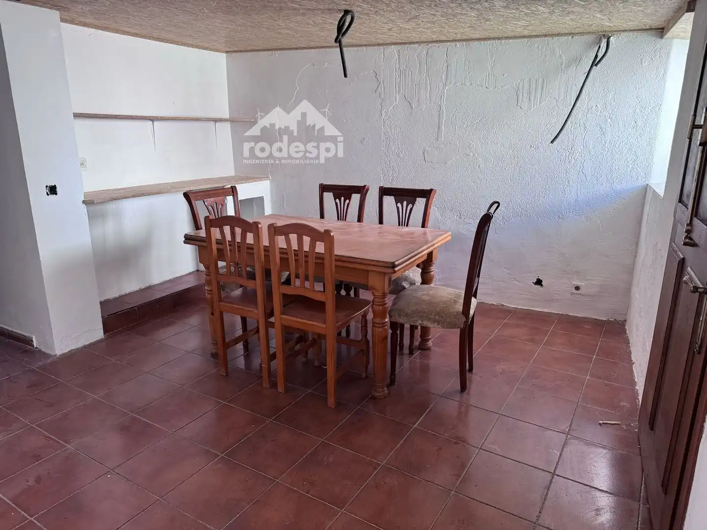 Comedor de Casa adosada en venta en Villardondiego con Terraza, Trastero y Amueblado