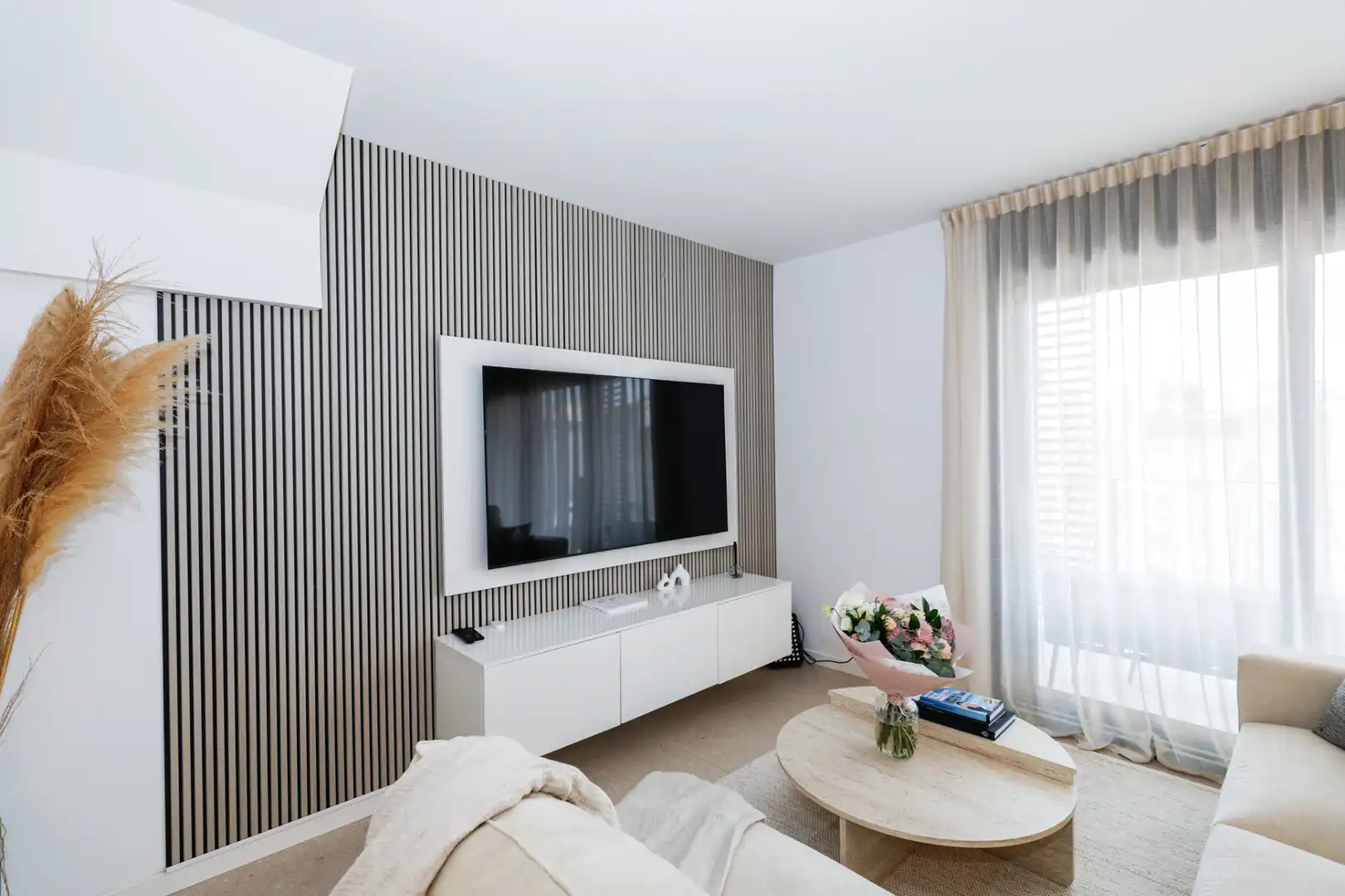 Sala de estar de Piso en venta en Granollers con Aire acondicionado, Jardín privado y Terraza