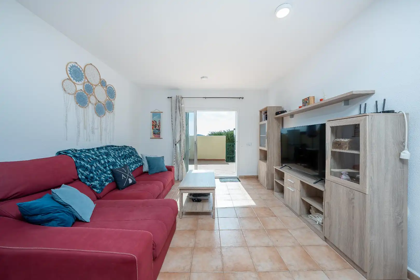 Sala de estar de Casa o chalet en venta en Finestrat con Aire acondicionado, Calefacción y Jardín privado