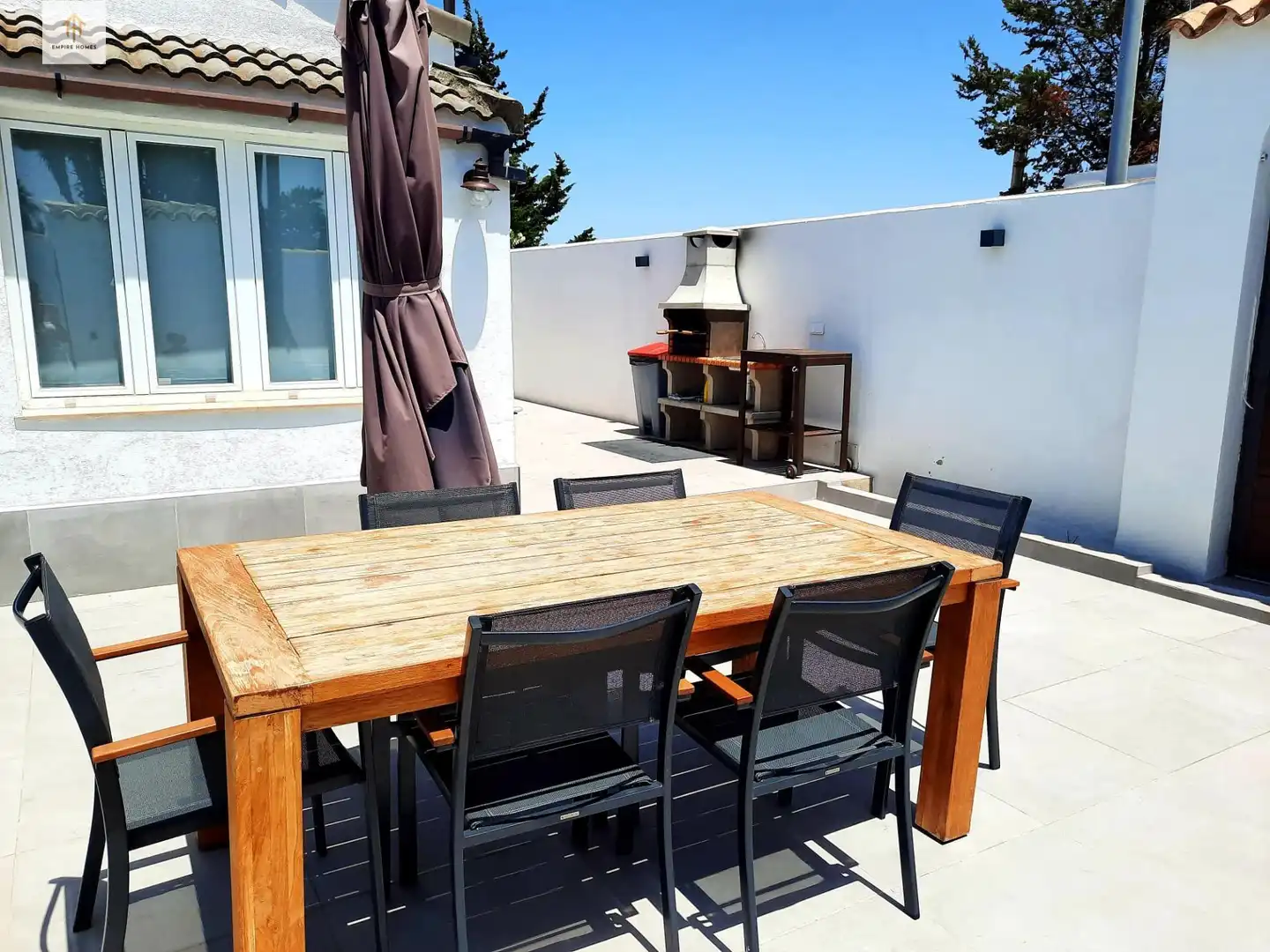 Terraza de Casa o chalet de alquiler en Chiclana de la Frontera con Aire acondicionado, Trastero y Piscina