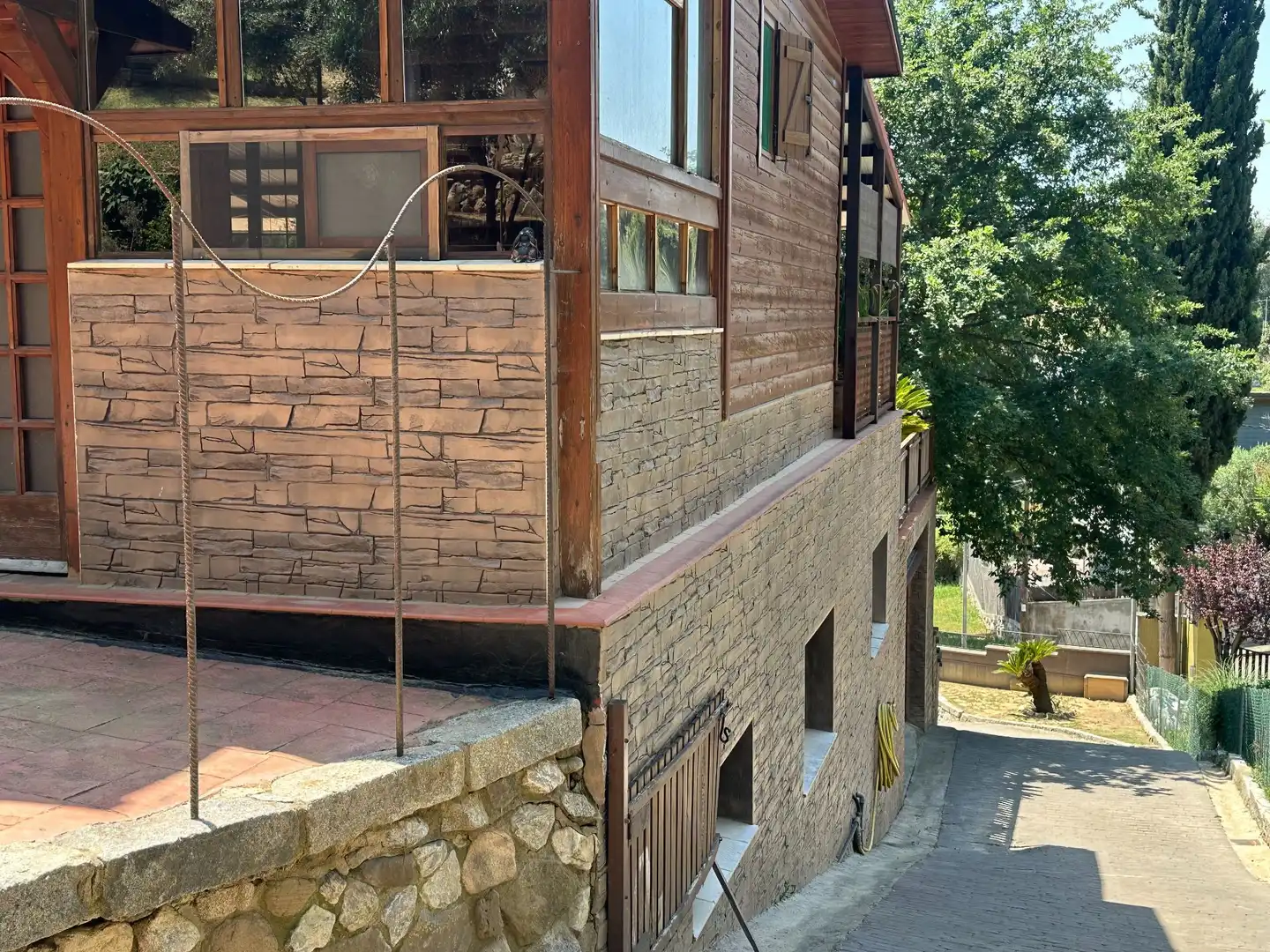 Vista exterior de Casa o chalet en venta en Santa Maria de Palautordera con Calefacción, Jardín privado y Trastero