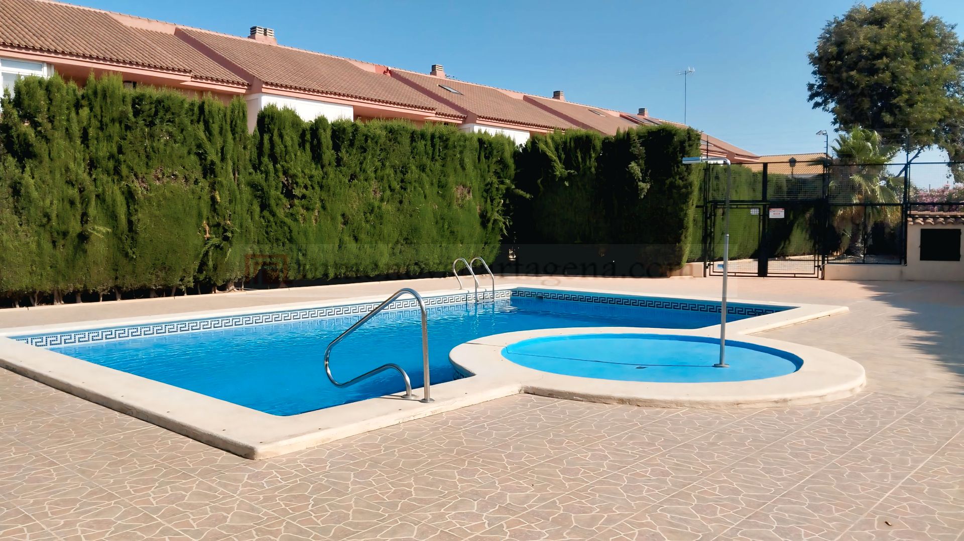Swimming pool of Single-family semi-detached for sale in Cartagena