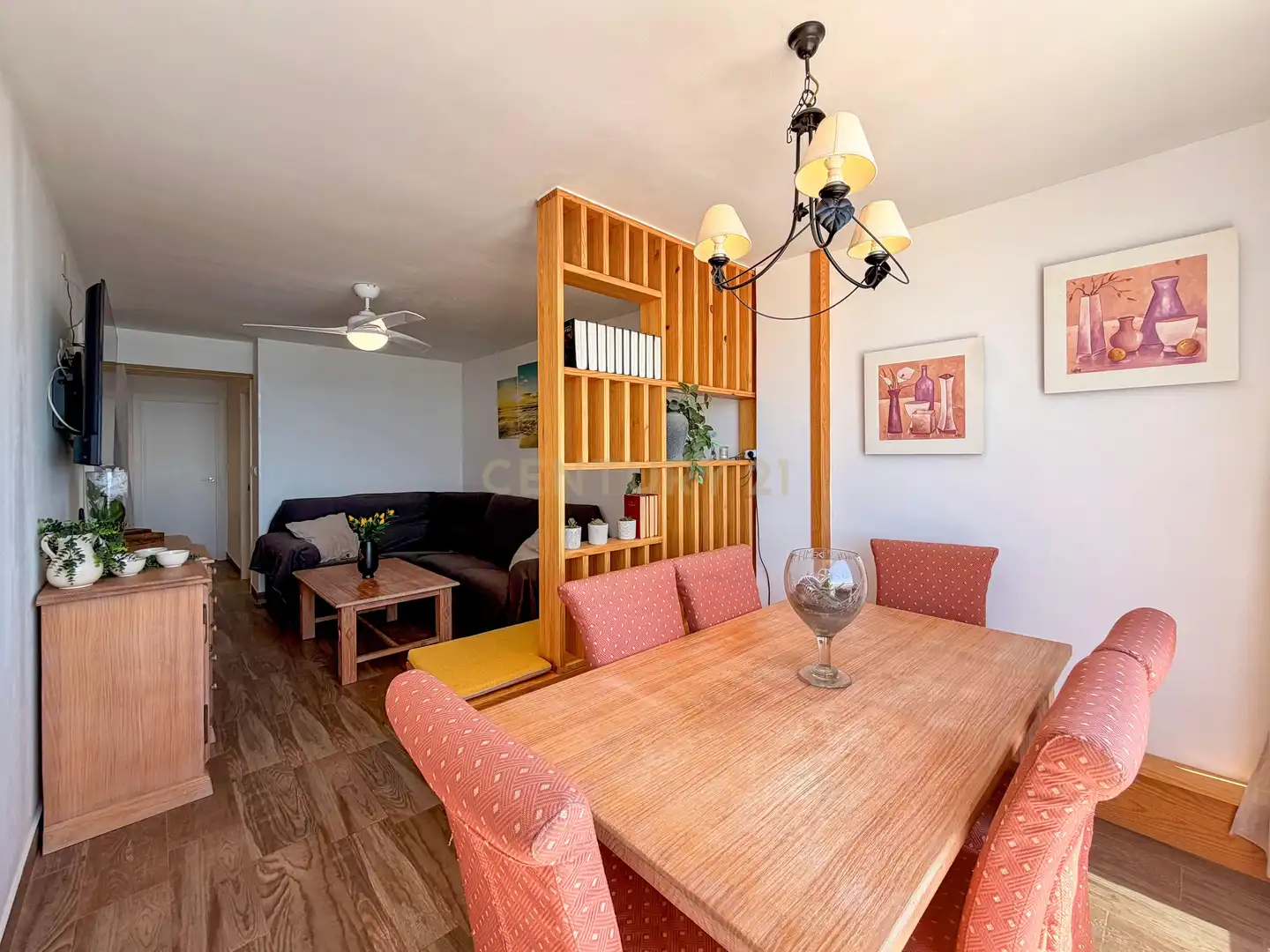 Dining room of Flat for rent in El Campello  with Air Conditioner, Oven and Washing machine