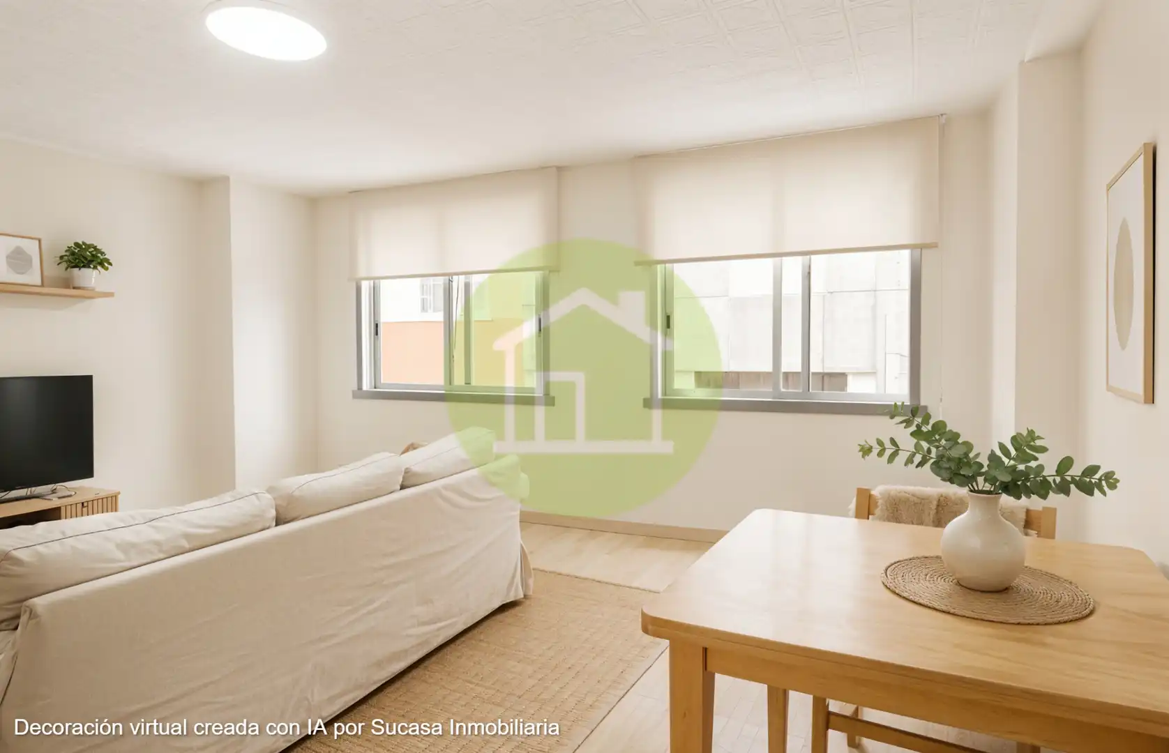 Sala de estar de Piso en venta en A Coruña Capital  con Parquet, Horno y Lavadora