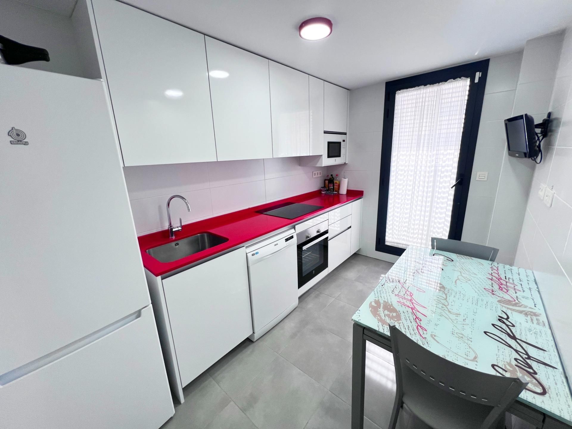 Kitchen of Flat for sale in Valdemoro  with Heating, Terrace and Storage room