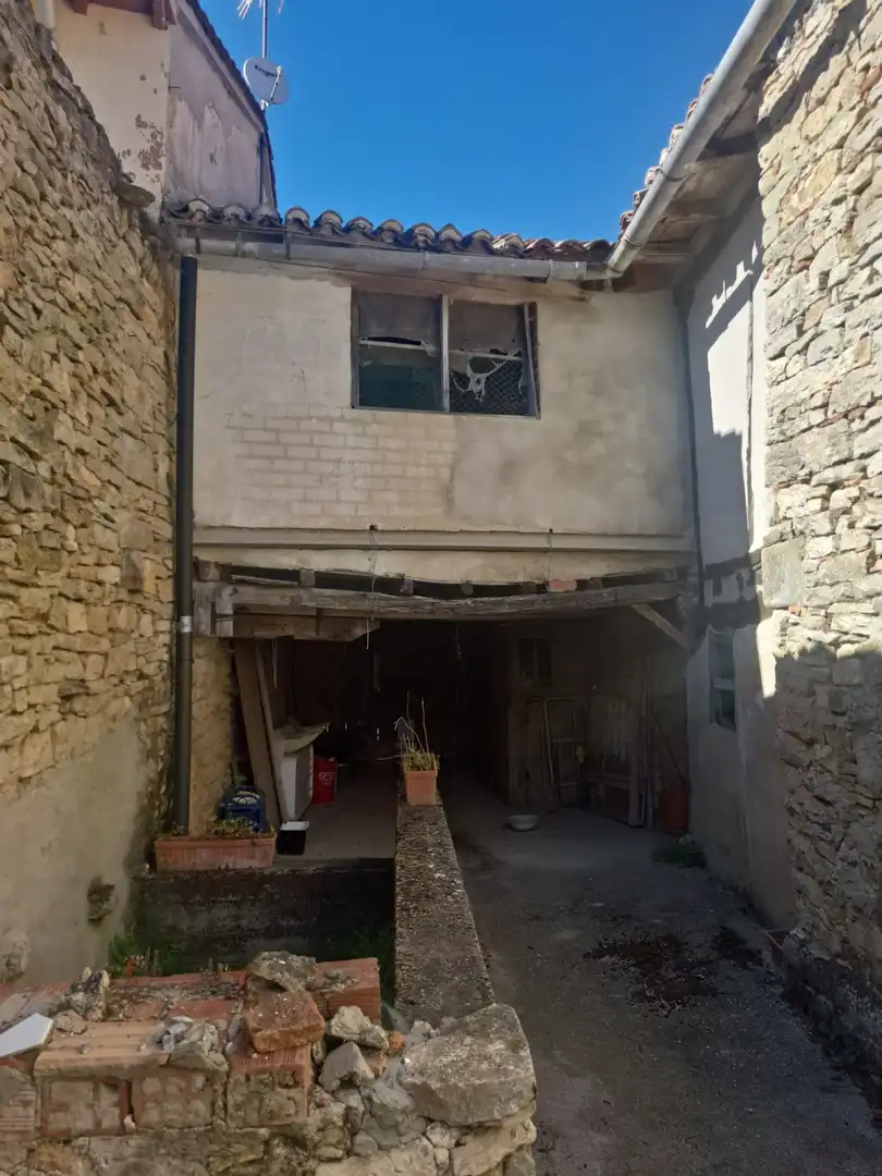 Vista exterior de Casa o xalet en venda en Pomar de Valdivia amb Traster i Moblat