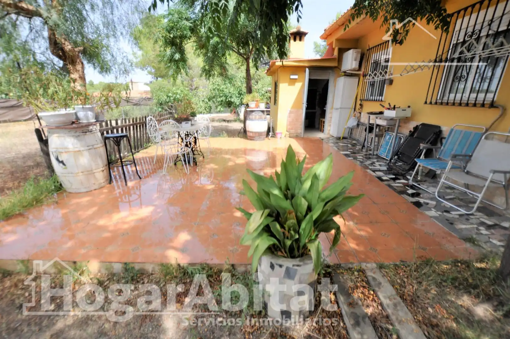 Jardín de Casa o chalet en venta en Chiva con Aire acondicionado, Calefacción y Jardín privado