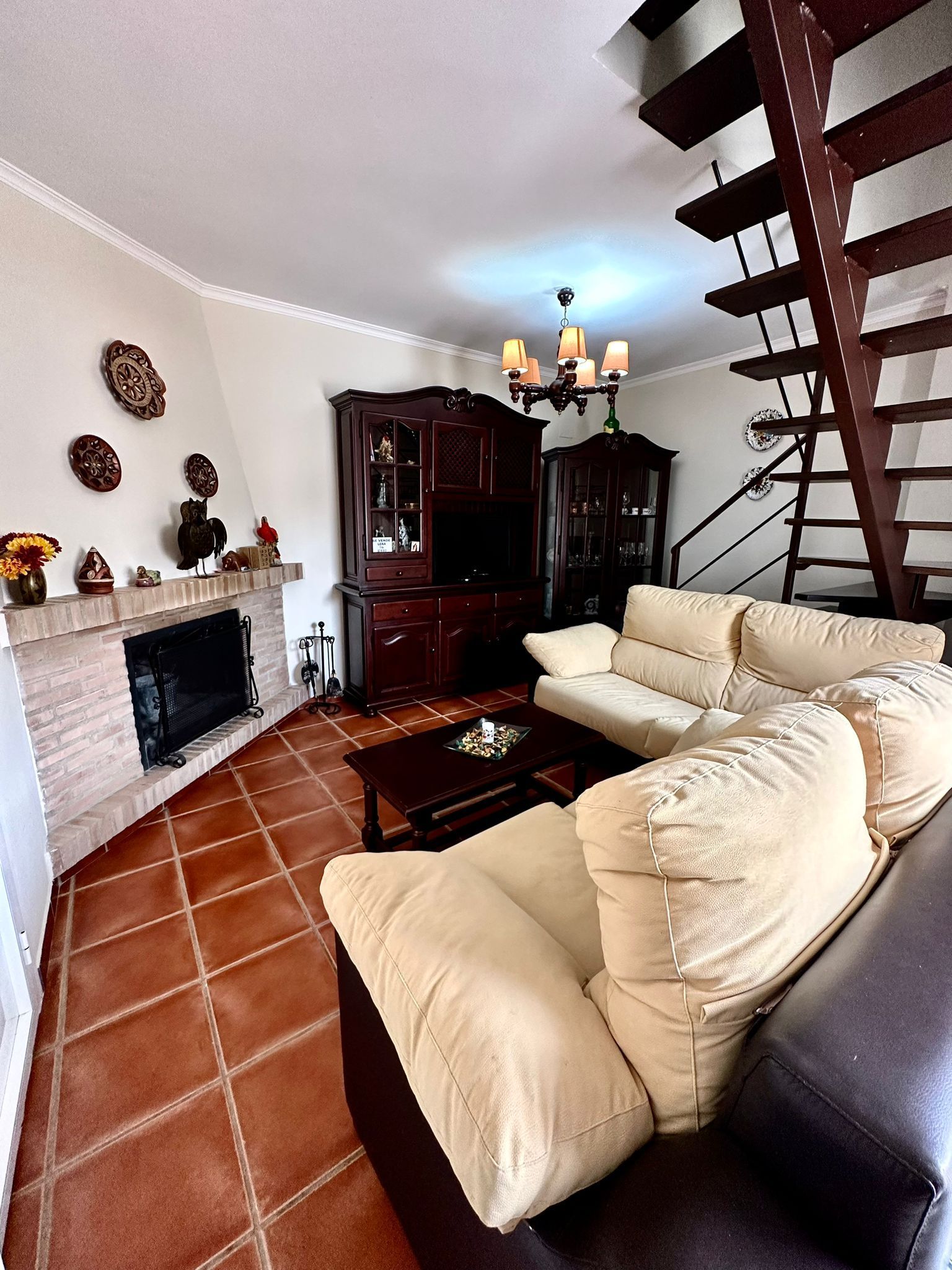 Sala d'estar de Casa o xalet en venda en Grazalema amb Moblat i Balcó