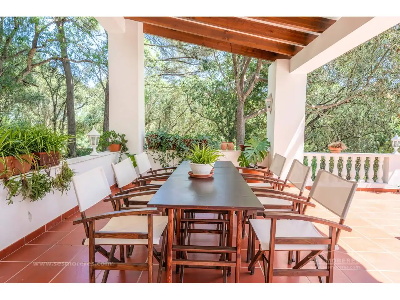 Terrassa de Finca rústica en venda en Es Mercadal amb Aire condicionat, Jardí privat i Terrassa