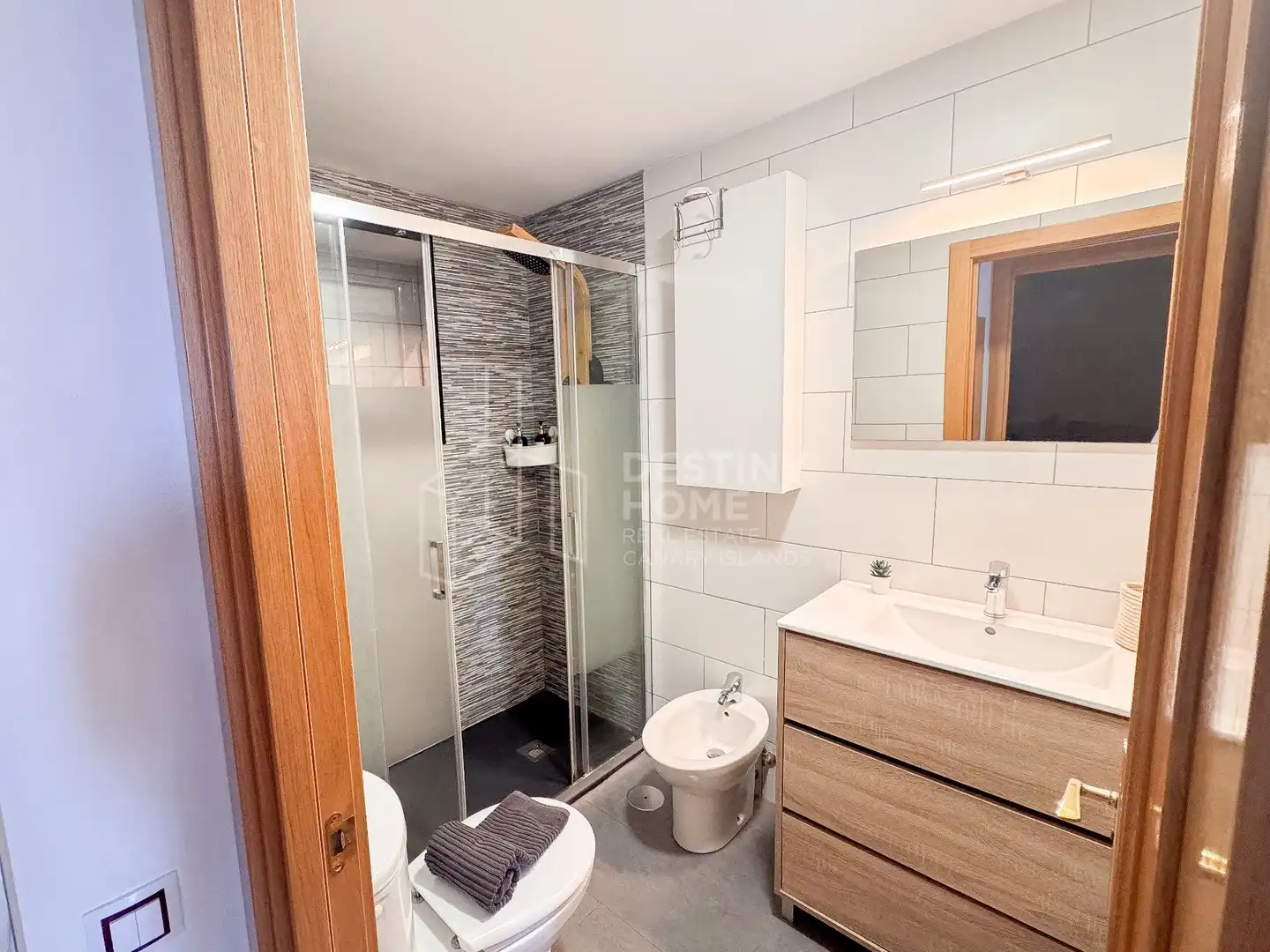 Bathroom of Houses for sale in La Oliva  with Storage room, Furnished and Community pool