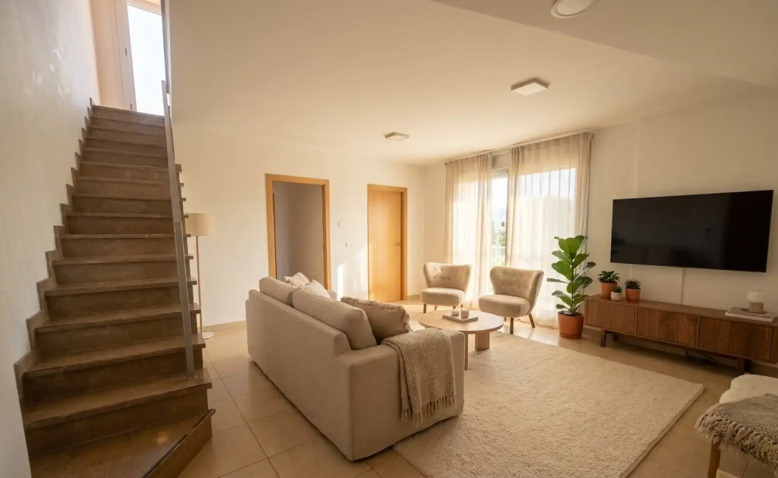 Sala d'estar de Pis en venda en Ulldecona amb Aire condicionat, Calefacció i Terrassa